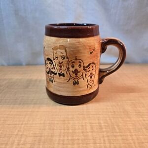 SWEET ADELINE Barbershop Quartet Mug Stein Pennsbury Pottery Vintage‎